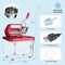 10 Gallon Storage Ice Crusher with Stainless Steel Dual Blades and Waterproof Safety Switch